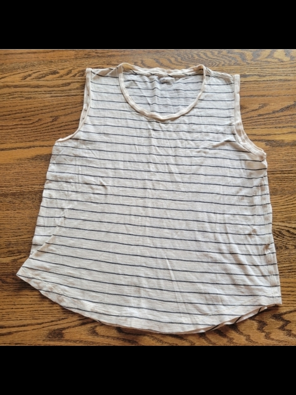 Madewell Cotton Striped Tank Large